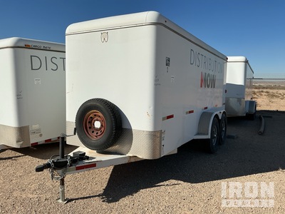 2014 Cartex 16 ft T/A Enclosed Trailer