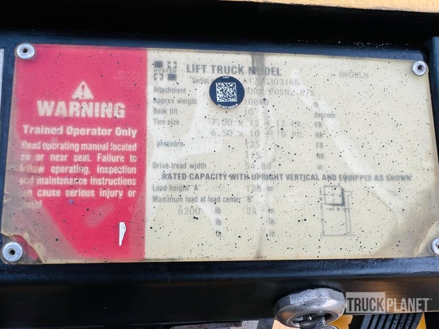 MONTACARGAS 2012 HYSTER H60XLM