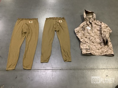 (5) Working Parkas, (35) Pairs of Cold Weather Drawers & Assorted Items