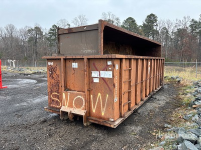 Quantity of (2) 22 ft Abrollcontainer