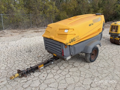 2014 Atlas Copco XAS185KD 185 cfm Mobile Air Compressor