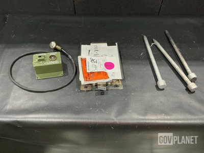 (11) Ground Rods, (1) Electrical Equipment Mounting Base & Assorted Items