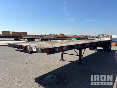 1980 Utility 47 ft T/A Flatbed Trailer