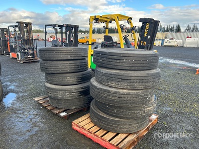 Quantity of (2) Pallets of 11R22.5 Pneus