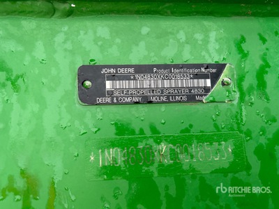 2012 John Deere 4830 100 ft 4x4 High Clearance Self-Propelled Sprayer