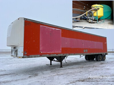 1988 Trailmobile 48 ft T/A Remorque d'Assistance pour Pulvérisateur