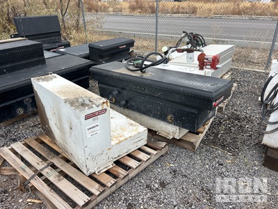 Quantity of (3) Pallets of Toolboxes Fuel Tanks