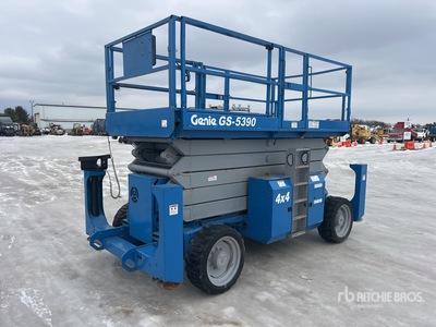 2010 Genie GS-5390 RT 4x4 Diesel Scissor Lift
