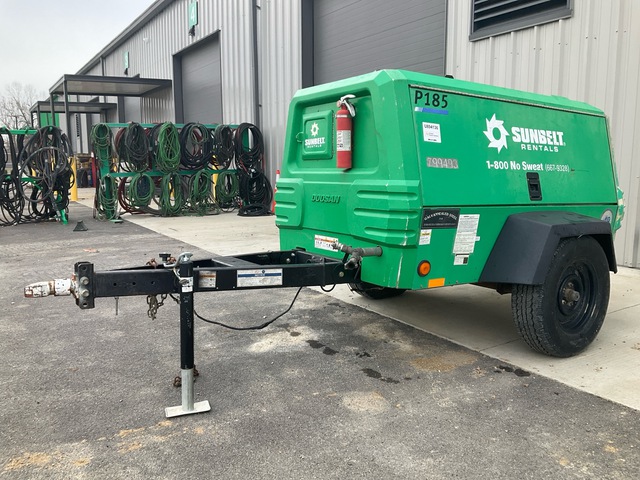 2016 Doosan P185WDO-T4F 185 cfm Mobile Air Compressor