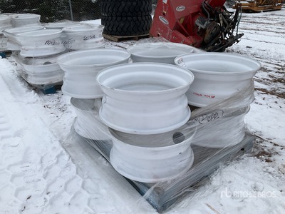 Quantity of (8) Steel Rims 22.5 10 bolt Ruote