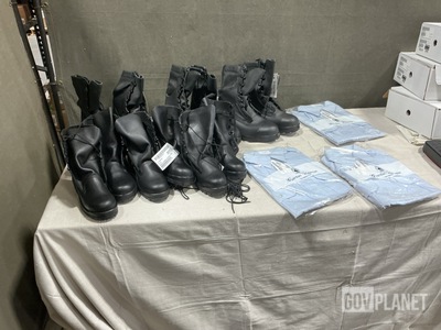(6) Pairs of Men’s Safety Boots, (84) Women's Shirts & Assorted Items