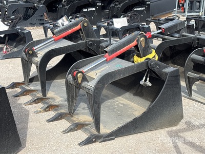 All-Star 72 in w/Teeth Skid Steer Grapple Bucket (Unused)