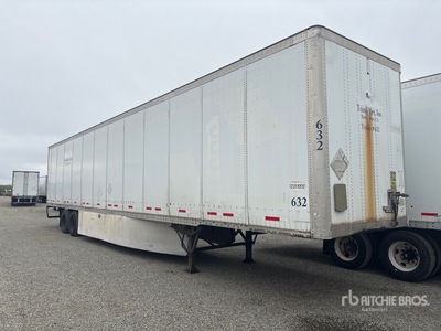2009 Wabash 53 ft T/A Van Trailer
