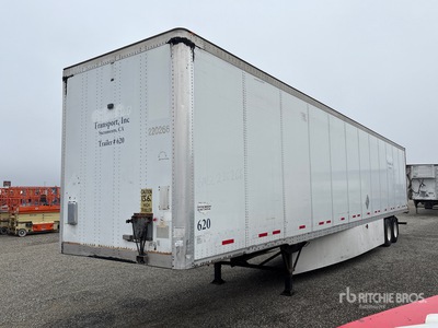 2009 Wabash 53 ft x 102 in T/A Van Trailer