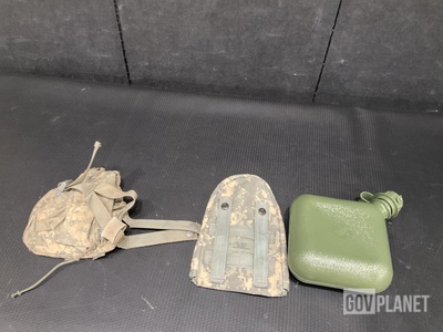 (134) Canteen Pouches, (162) Water Canteens & Assorted Items