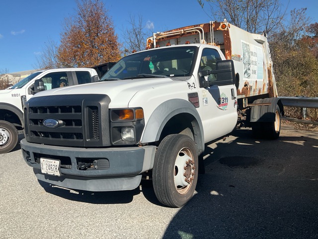 2008 Ford F-550 XL 4x4 Rear Loader Waste Collection Truck
