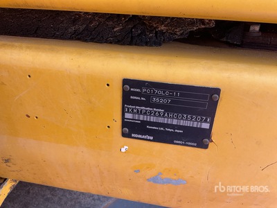 2017 Komatsu PC170LC-11 Tracked Excavator (Inoperable)