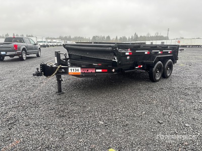 2026 ED Trailers GDT831427165-BP 14 ft T/A Dump Utility Trailer