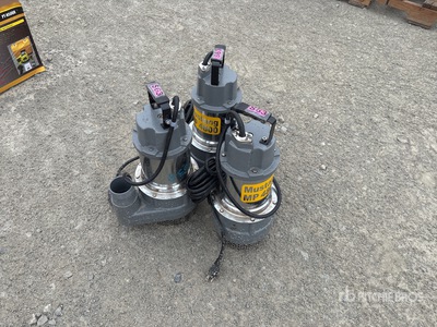 Quantity of (3) Mustang MP4800 2 in Bomba de agua sumergible eléctrica (Unused)