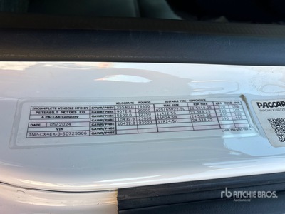 2025 Peterbilt 567 8x4 Tri/A Dump Truck