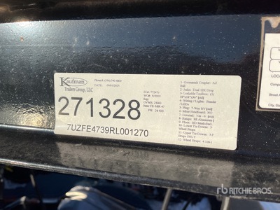 2024 Kaufman Remorque pour transport d'automobiles