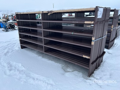 Quantity of (21) 2025 BYT HDALYPNL12 12 ft Alley Panel para ganado (Unused)