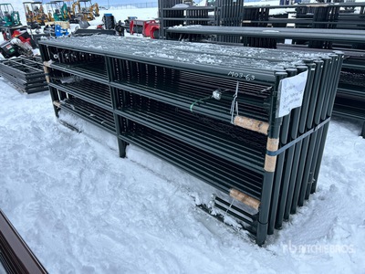 Quantity of (16) 2024 BYT MRG120 12 ft x 4 ft Steel Magnum Ranch Portail pour bétail (Unused)