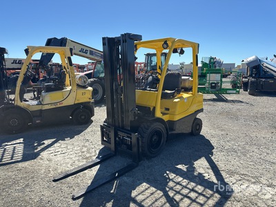 2005 Hyster H50FT 4800 lb Pneumatic Tire Forklift
