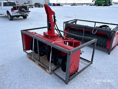 2025 Raytree RHSB72 72 in Hydraulic Control Skid Steer Snowblower (Unused)