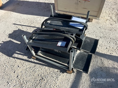 Quantity of (2) 2025 ZVOX SV-SB44-2 43 in Mini Skid Steer Snow Blade (Unused)