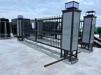 2026 Suihe Wrought Iron Bi-Parting Driveway Gate (Unused)