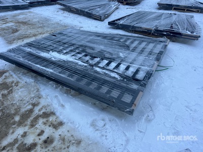 Quantity of (2) 2026 Suihe 84 in x 86 in Steel Bi-Parting Driveway Gate (Unused)