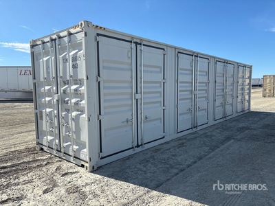 2025 40 ft High Cube Multi-Door Storage Container