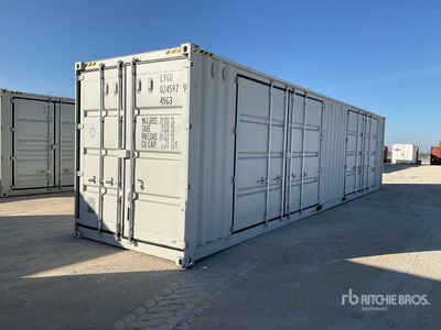 2025 40 ft High Cube Multi-Door Storage Container