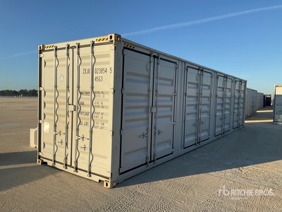 2025 40 ft High Cube Multi-Door Storage Container