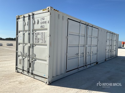 2025 40 ft High Cube Multi-Door Storage Container