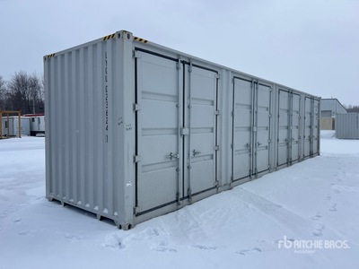 2025 40 ft High Cube Multi-Door Storage Container