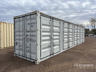 2025 40 ft High Cube Multi-Door Storage Container