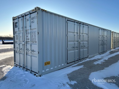 2025 40 ft High Cube Multi-Door Storage Container (Unused)