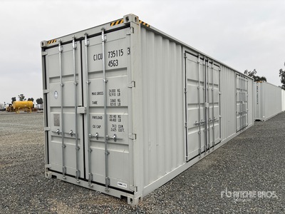 2025 40 ft High Cube Multi-Door Storage Container (Unused)