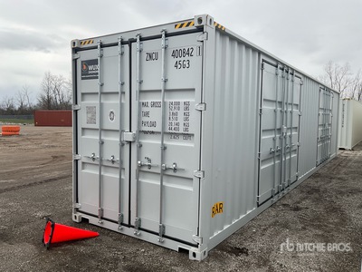 2025 40 ft High Cube Multi-Door Storage Container (Unused)