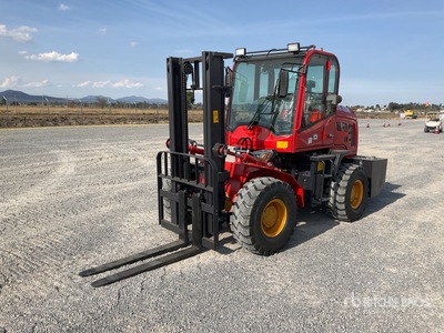 2025 KUL RTF-3500 7700 lb 4x4 Montacargas Todo Terreno (Sin Usar) / Rough Terrain Forklift (Unused)