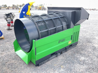 2025 OKG GF-480 Skid Mounted Criba Rotatoria sobre Patines (Sin Usar) / Tamiz de tambor (Unused)