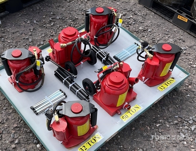 Quantity of (6) 2026 OKG BJ32&BJ50 Lote de Gatos Hidraulicos de Botella (Sin Usar) / Air Bottle Jack (Unused)