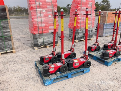 Quantity of (4) 2025 OKG Lote de Gatos Hidraulicos de Patin (Sin Usar) / Air Floor Wagenheber (Unused)