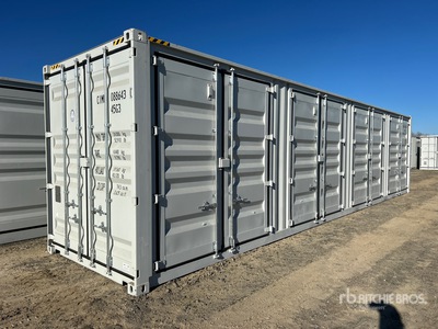 2025 40 ft High Cube Multi-Door Storage Container