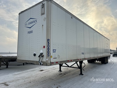 2014 Manac 53 ft x 102 in T/A Gesloten aanhangwagen