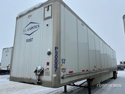 2013 Wabash DVCVHPC 53 ft x 102 in T/A Semi-remorque fourgon