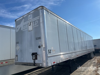 2005 Wabash 53 ft x 102 in T/A Van Trailer