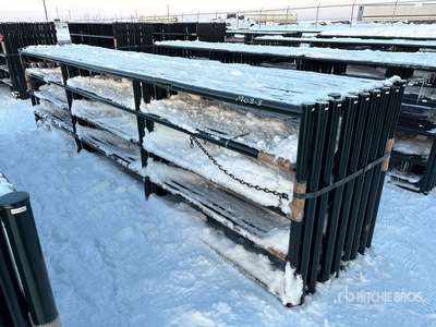 Quantity of (16) 2024 BYT MRG160 16 ft Steel Magnum Ranch Puerta de ganado (Unused)